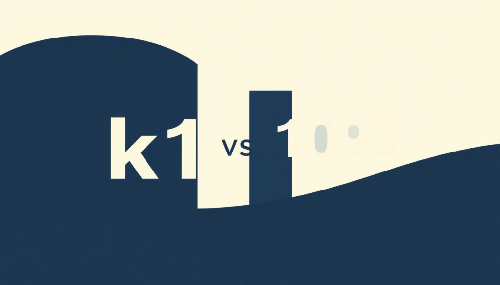 K-1 vs 1099: The Key Differences